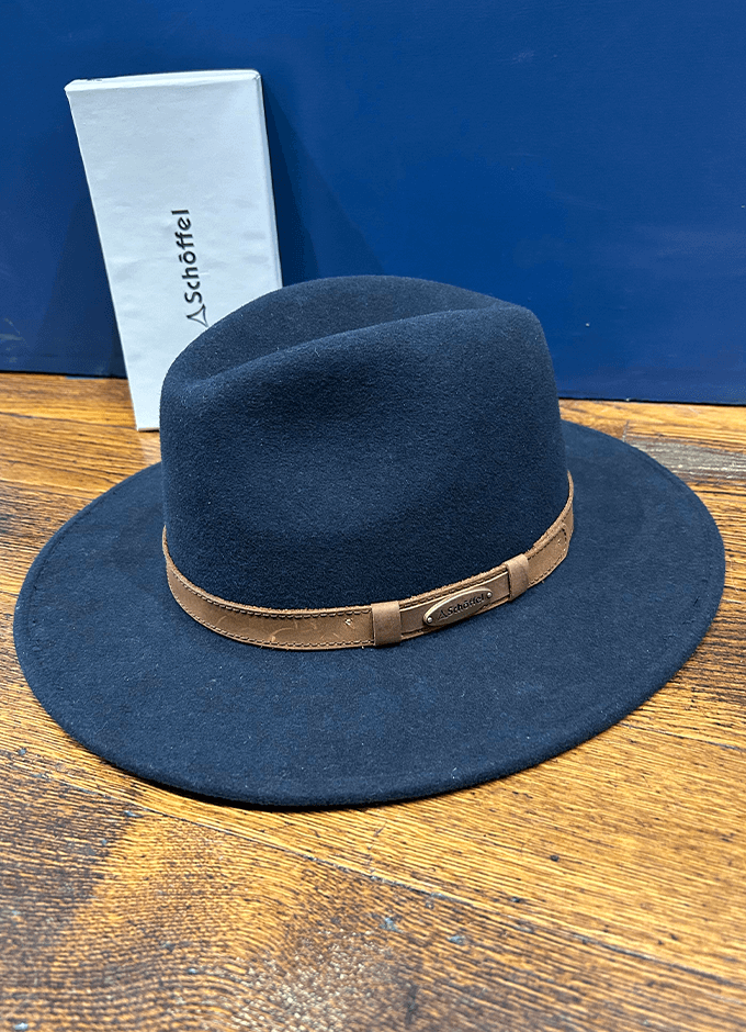 Willow Fedora | Navy