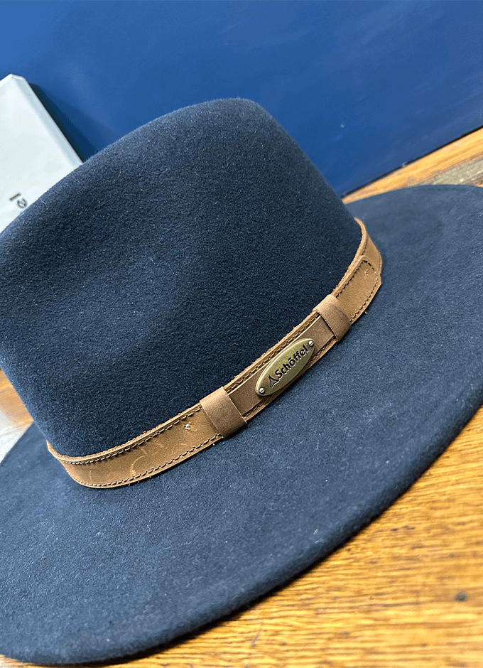 Willow Fedora | Navy