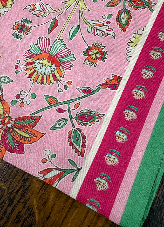 Windsor Silk Scarf | Pink