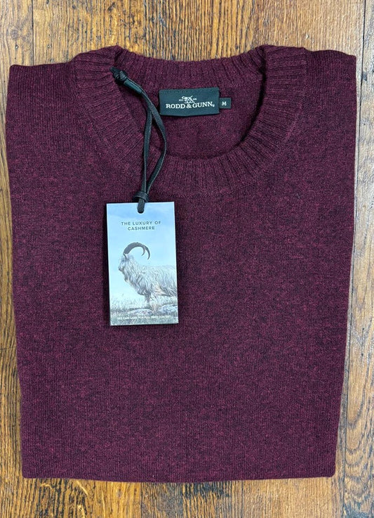 Christchurch Knit Cashmere Jumper | Claret