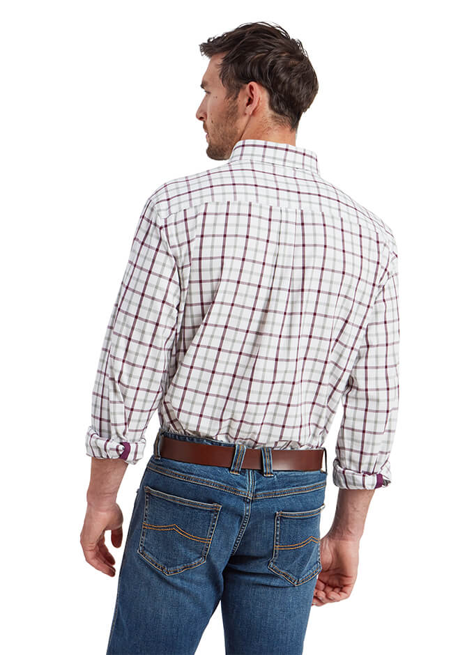 Brancaster Classic Shirt | Wine check