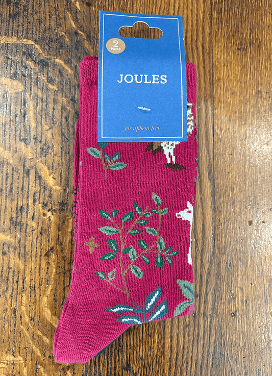 Socks 2 Pack | Woodland| Berry Pink