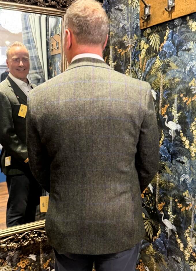Woodstock Herringbone Tweed Jacket