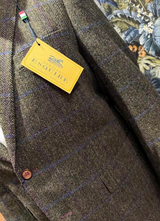Woodstock Herringbone Tweed Jacket