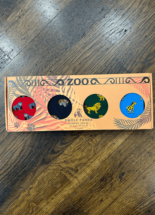 Swole Panda | Zoo  Sock Box | 4 Pairs