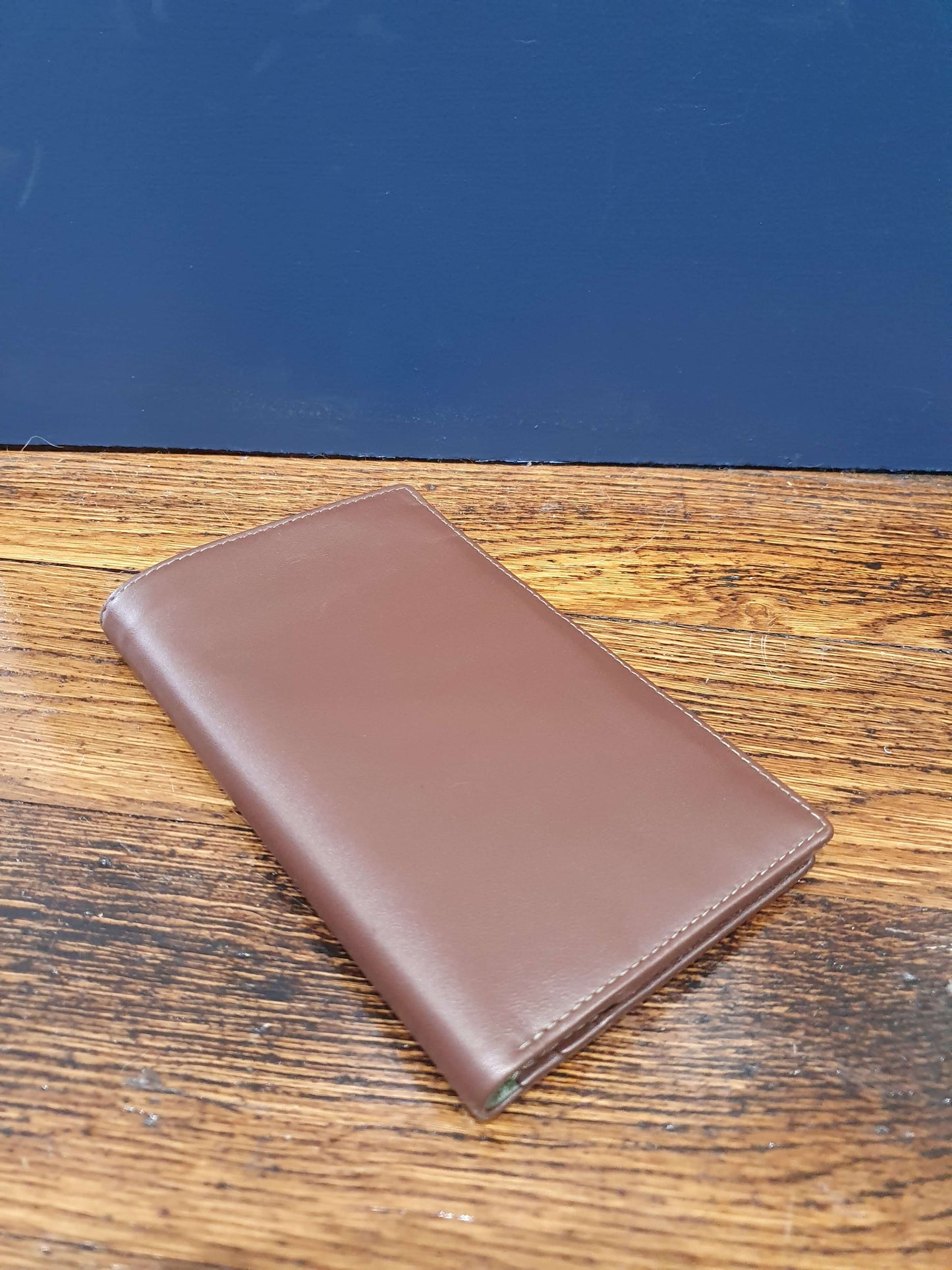 Leather Full Wallet | Tan/Olive