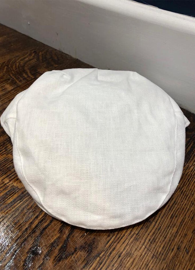 Irish Linen Cap | White
