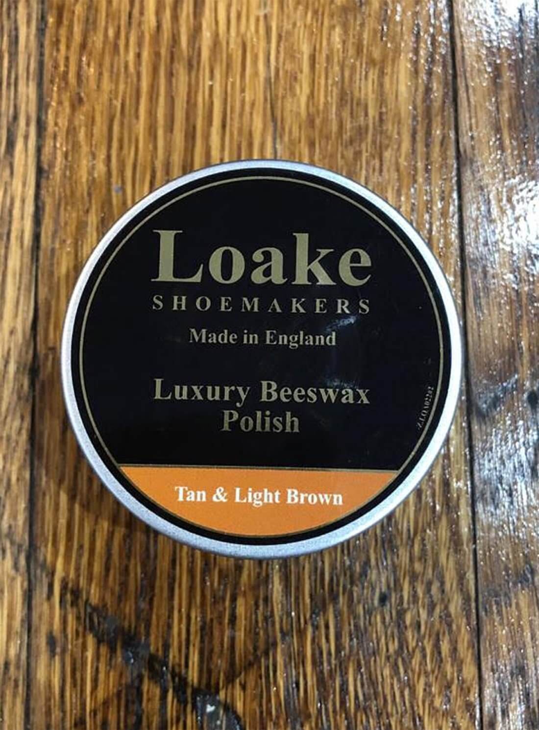 Loake Luxury Beeswax Polish Tan