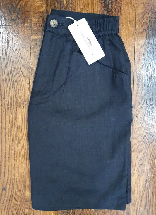 Ladies Shorts Linen | Black