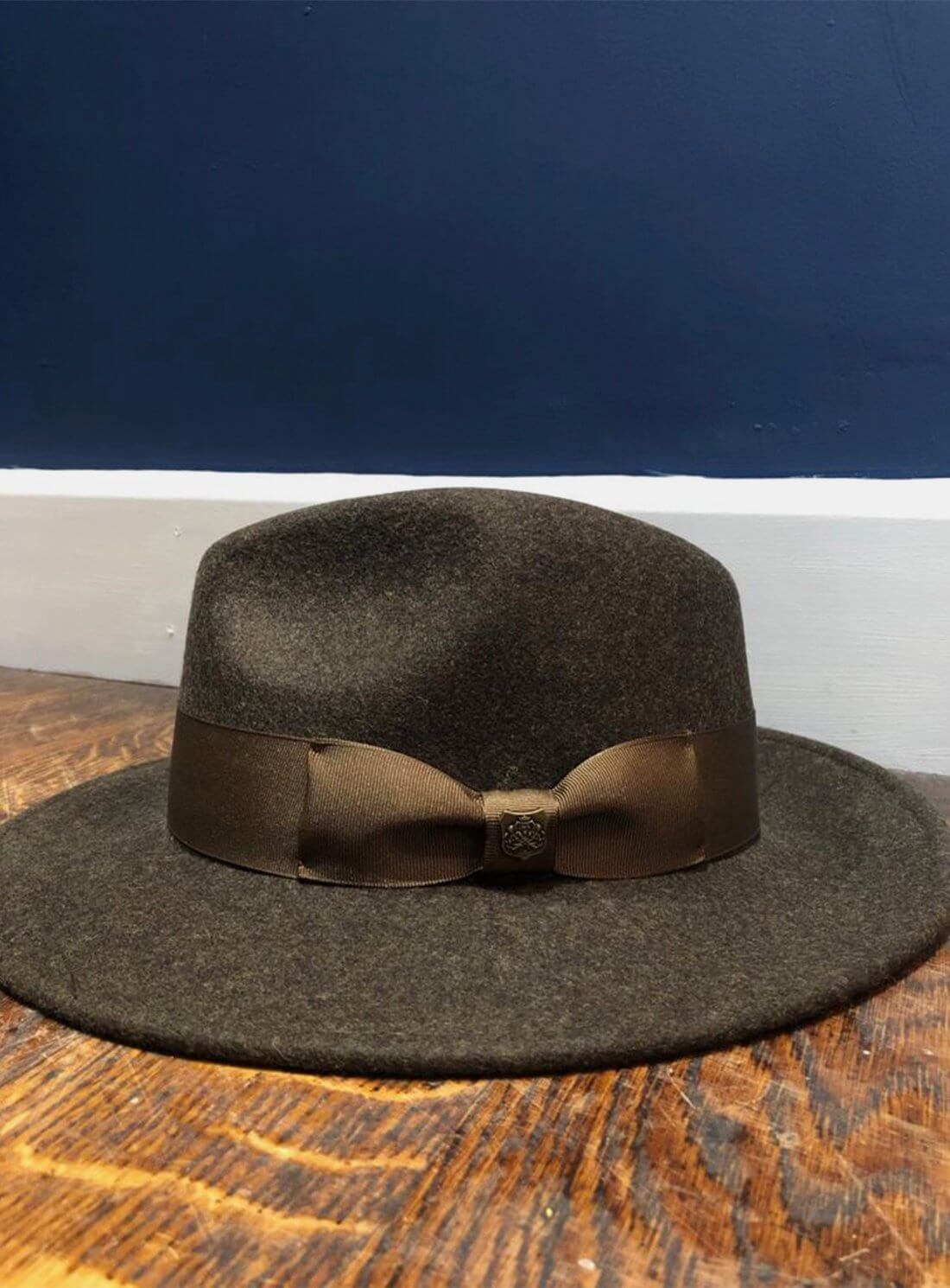 Boston Wool Fedora Hat | Moss