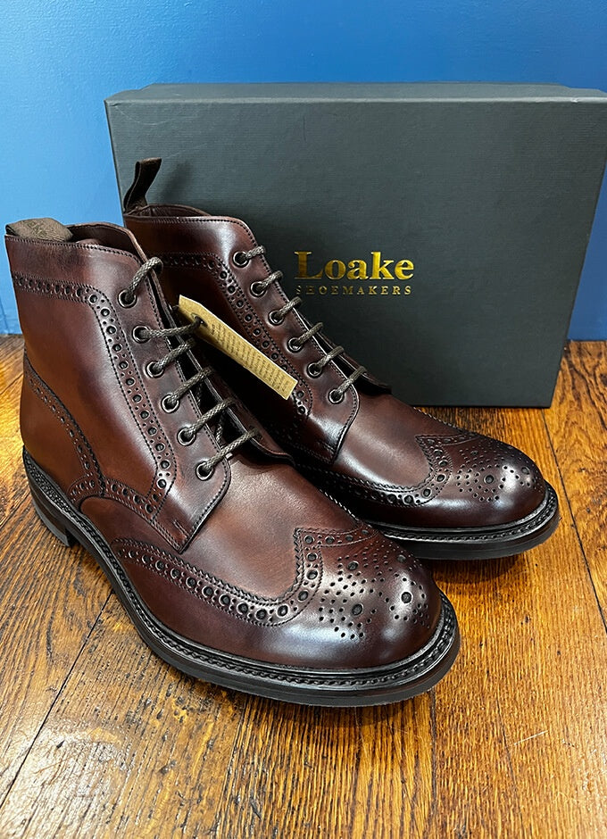 Bedale | Dark Brown Brogue Boot