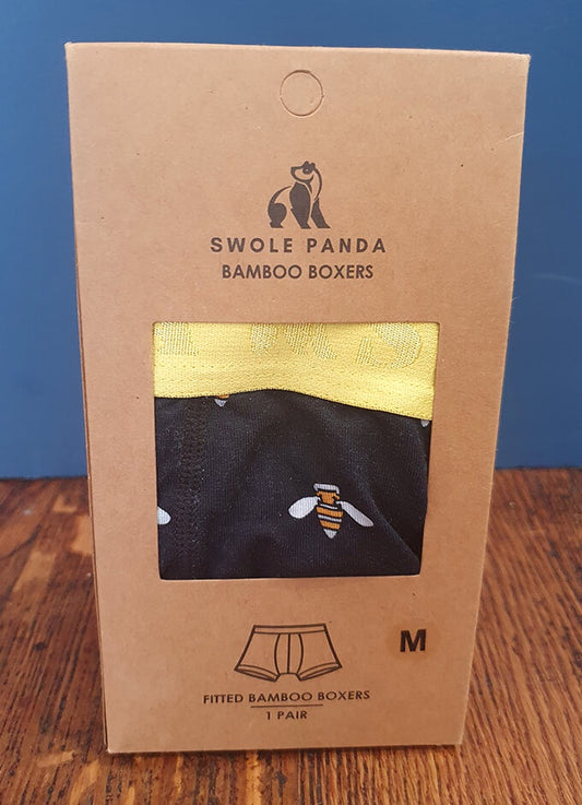Swole Panda Bamboo Boxers | Bees