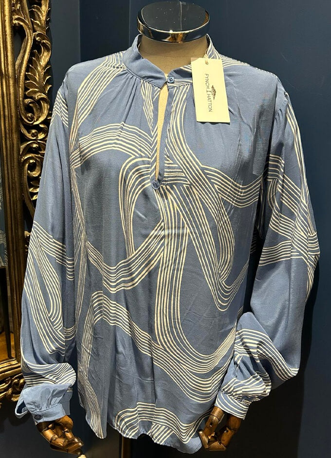 Ladies Ocean Blue Blouse