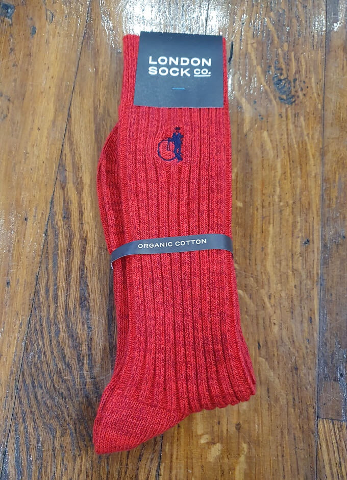 Boot Sock | Ruby Red