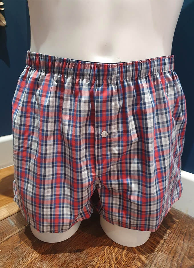 Boxer Shorts | Red Check
