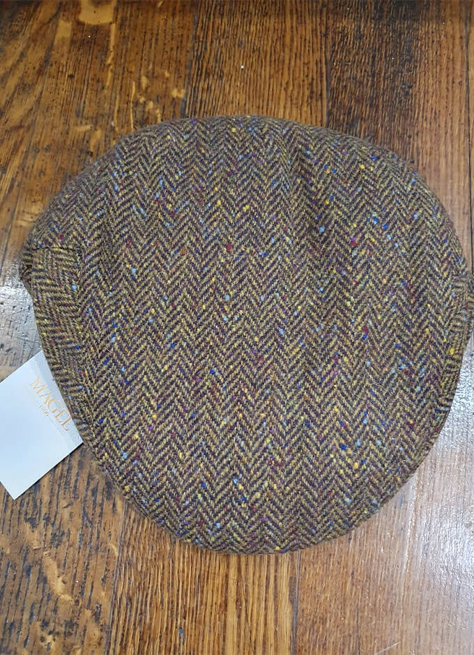 Donegal Tweed Cap | Brown Multi