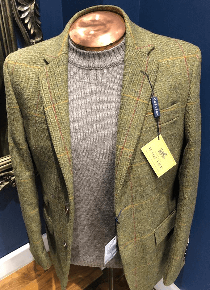 Cockfield Tweed Jacket | Corn Overcheck