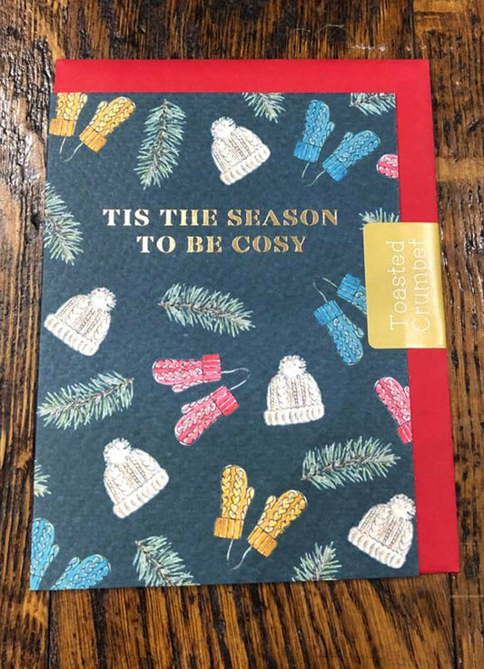 Tis The Season To Be Cosy | Christmas Card