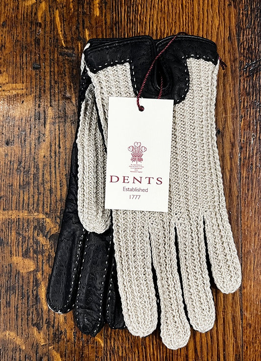 Ladies Kelly Crochet Backed Glove | Black