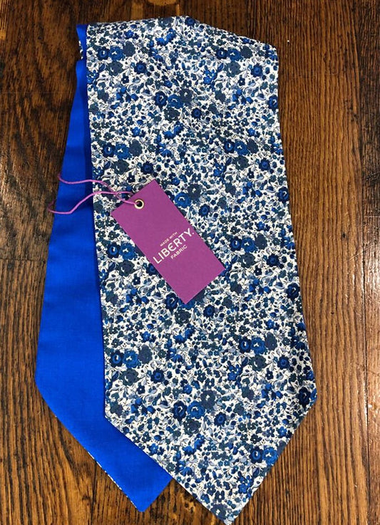 Cravat | Emma Georgina Blue | Made with Liberty Fabric