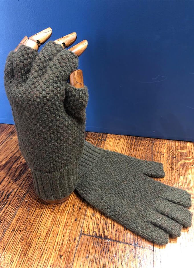 Fingerless Glove | Olive