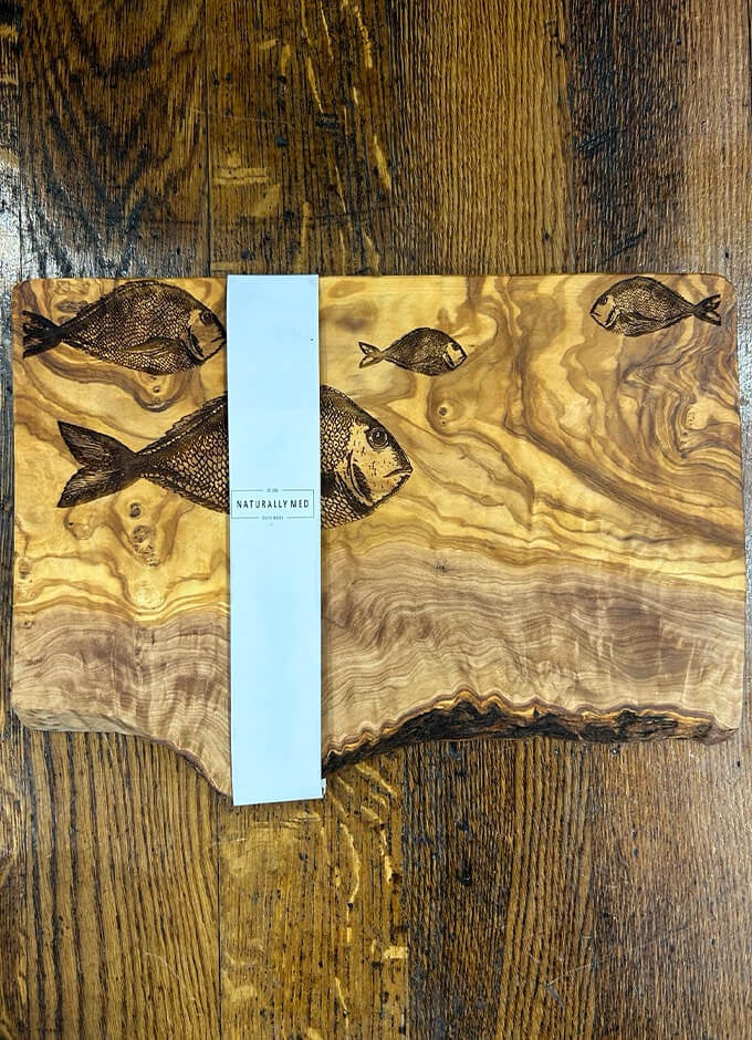 Selbrae | Olive Wood Chopping Board | Fish