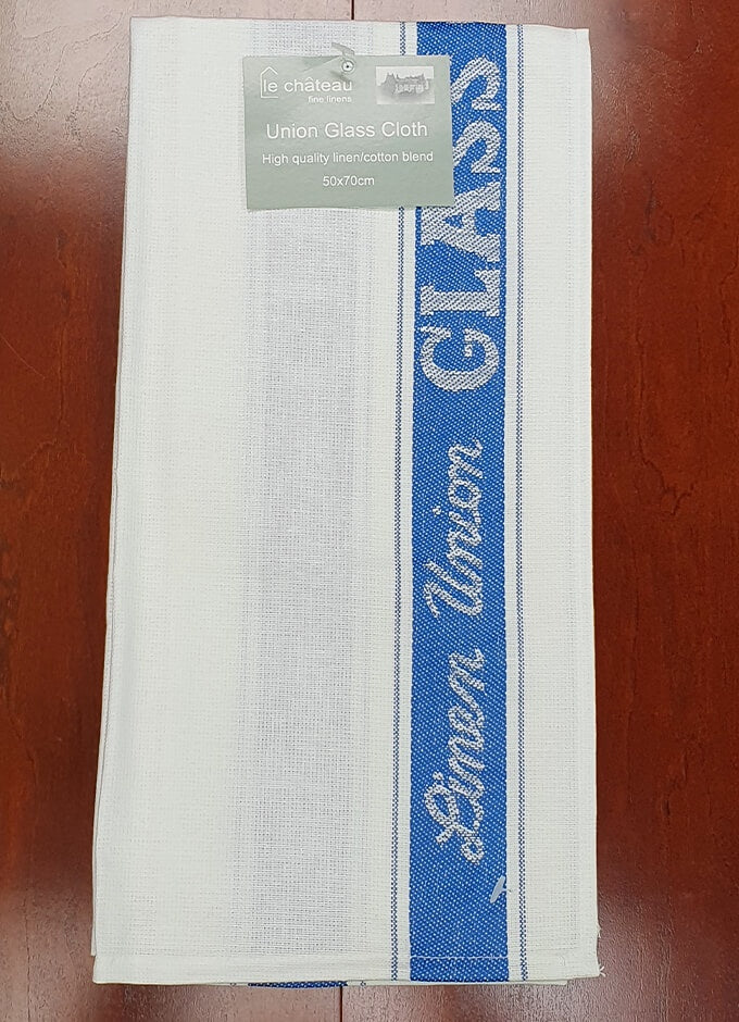 Linen Union Glass Cloth | Blue