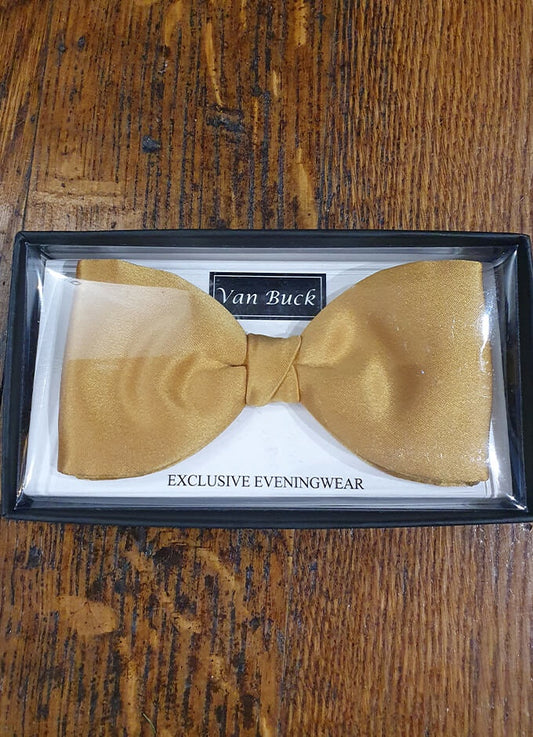 Bow Tie | Gold Satin