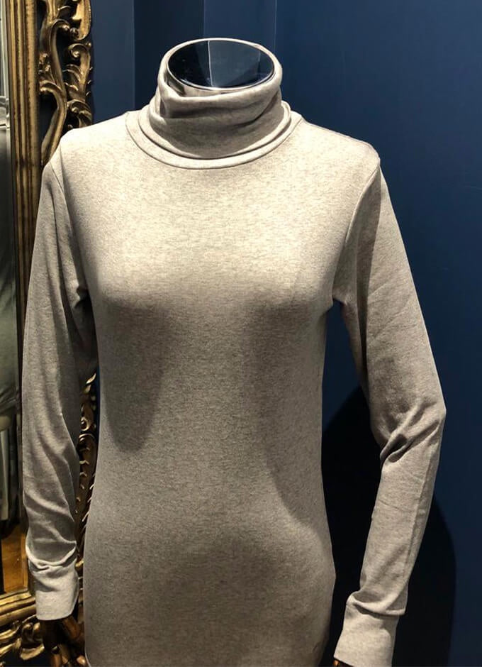 Ladies Roll Neck Top | Grey