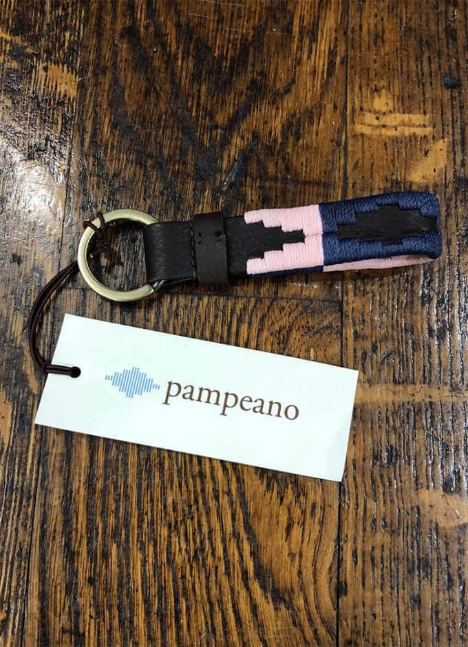 Pampeano | Charro Keyring | Pink/Navy