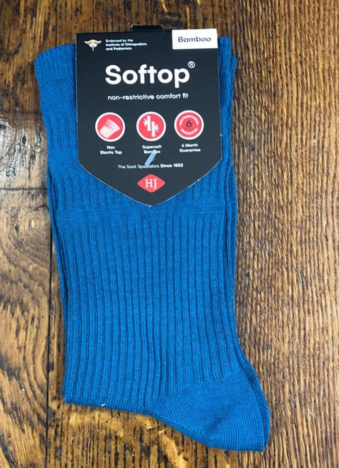 Ladies Softop Bamboo Socks | Sea Green