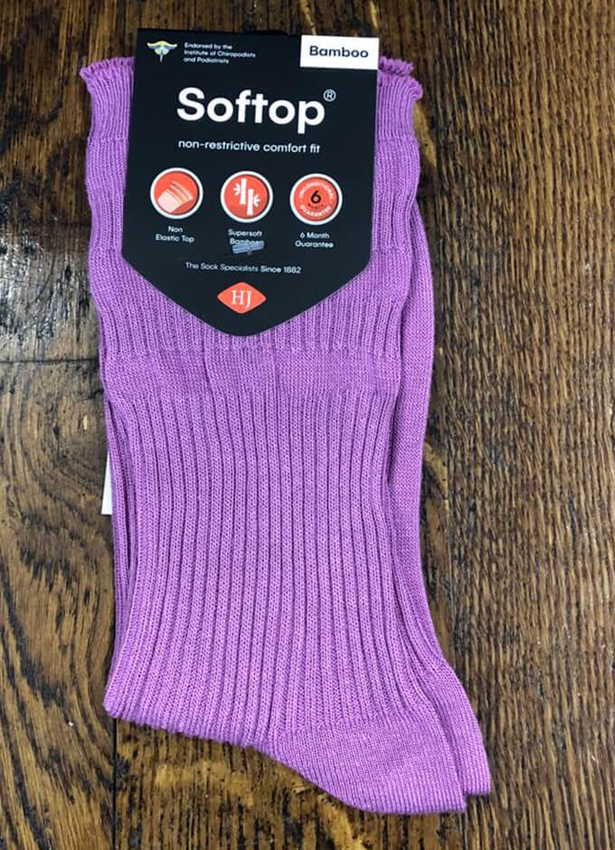 Ladies Softop Bamboo Socks | Crocus