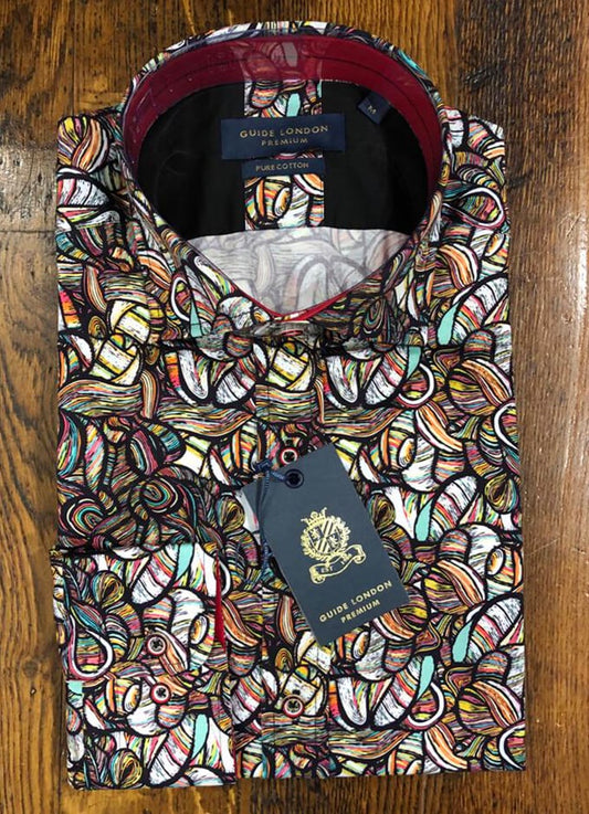 Multi Coloured Abstract Shirt