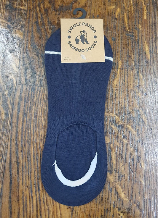 Swole Panda | No-Show Navy Socks