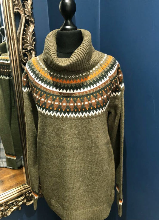 Dubarry | Riverdale Knitted Sweater | Dusky Green