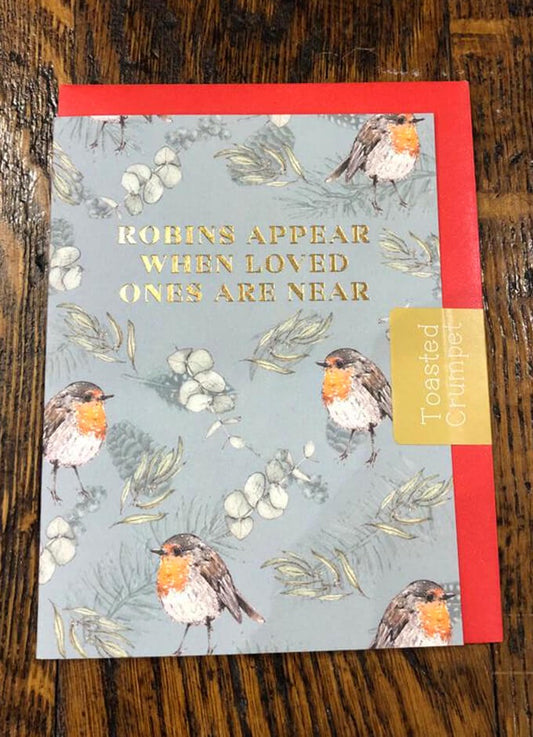 Robins Appear When Loved Ones are Near | Christmas Card