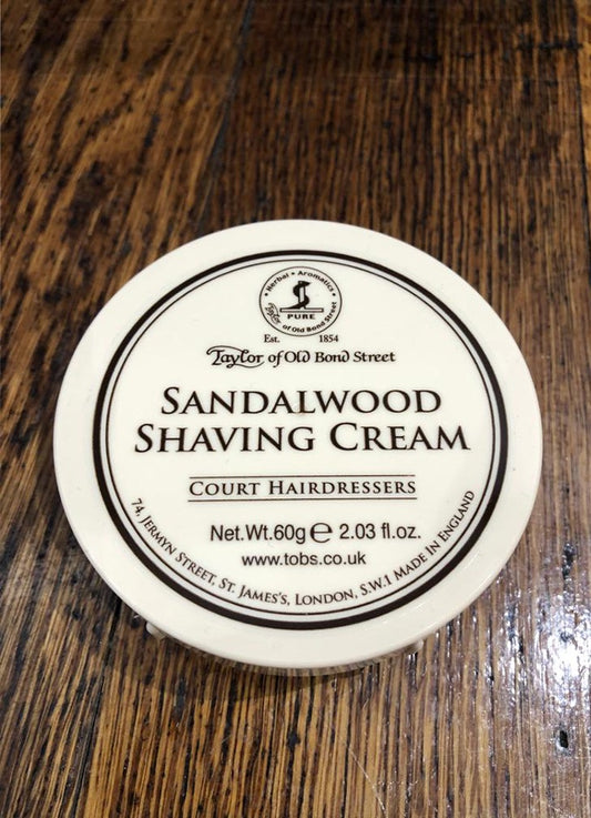 Travel Sized Sandalwood Shaving Cream