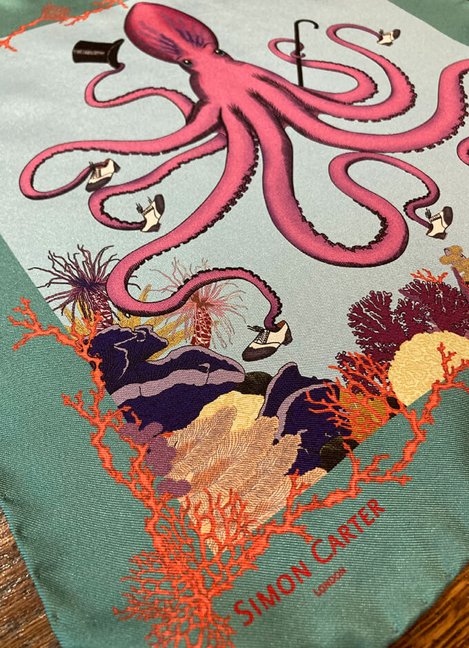 Pocket Square | Tap Dancing Octopus