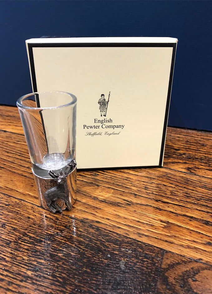 English Pewter | Majestic Stag Shot Glass